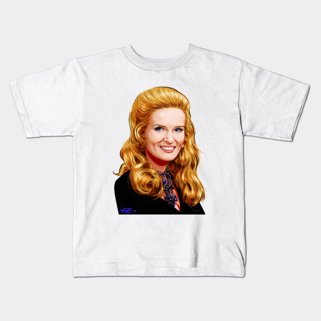 Lynn Anderson - An illustration by Paul Cemmick Kids T-Shirt by PLAYDIGITAL2020